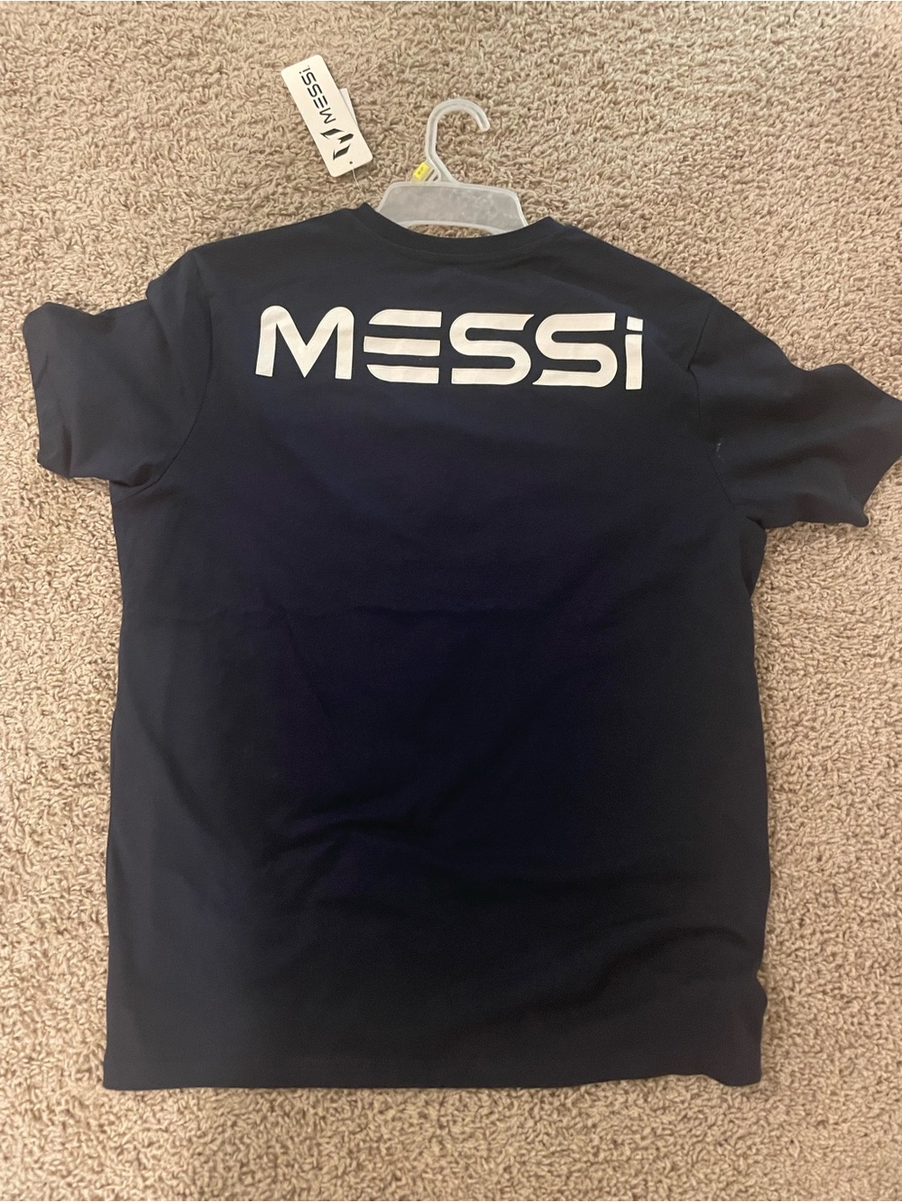 MESSI Short Sleeve Crew Tee in Navy